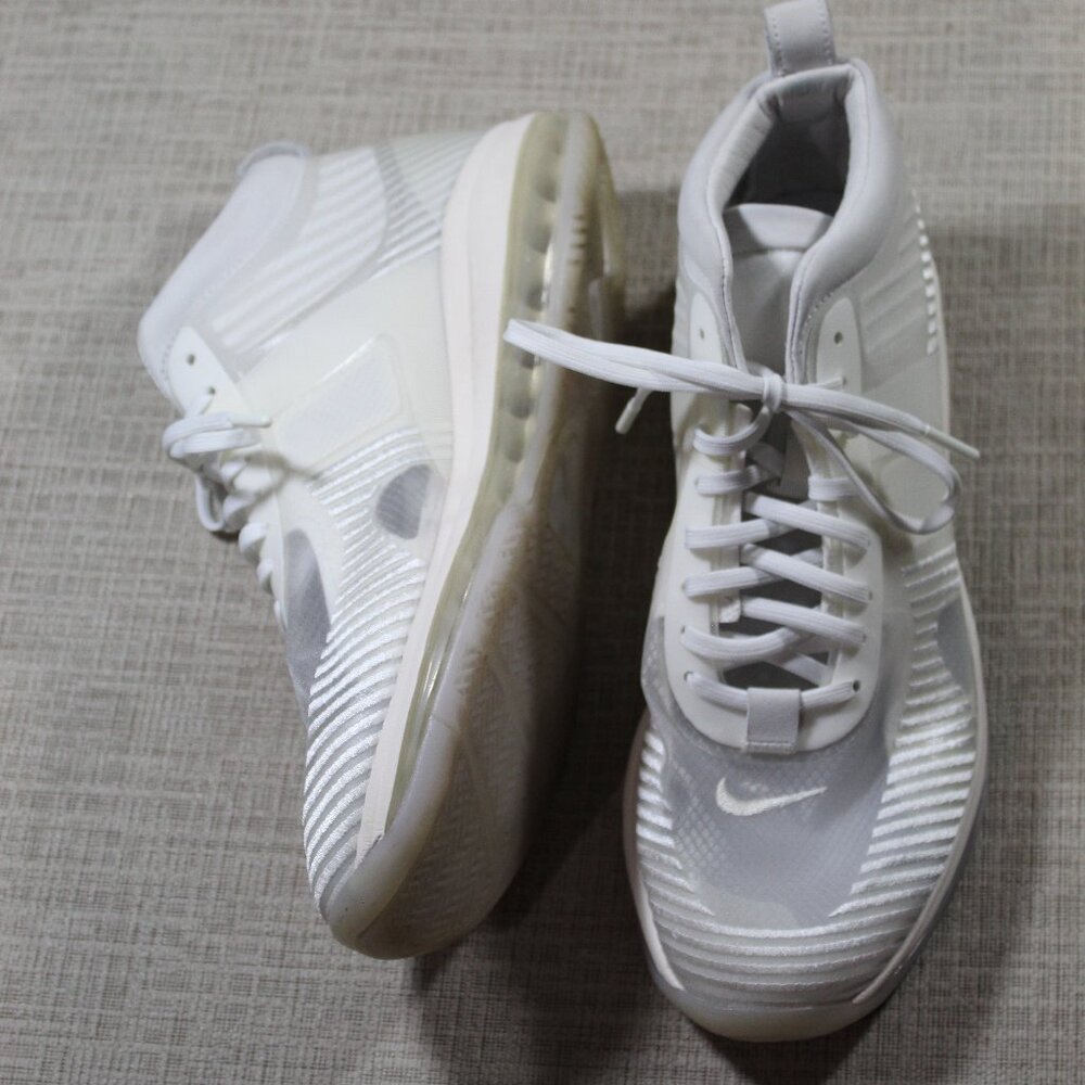 Men’s  11.5 Nike Lebron James X John Elliot Icon QS "Sail" White Athletic Shoes